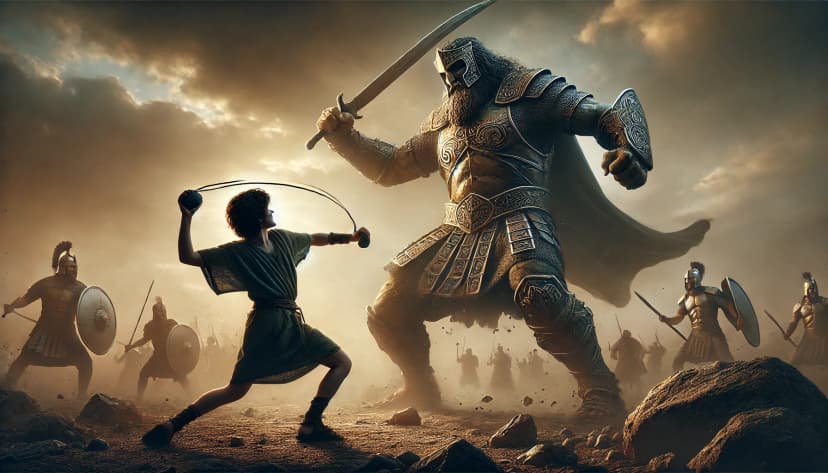 David and Goliath