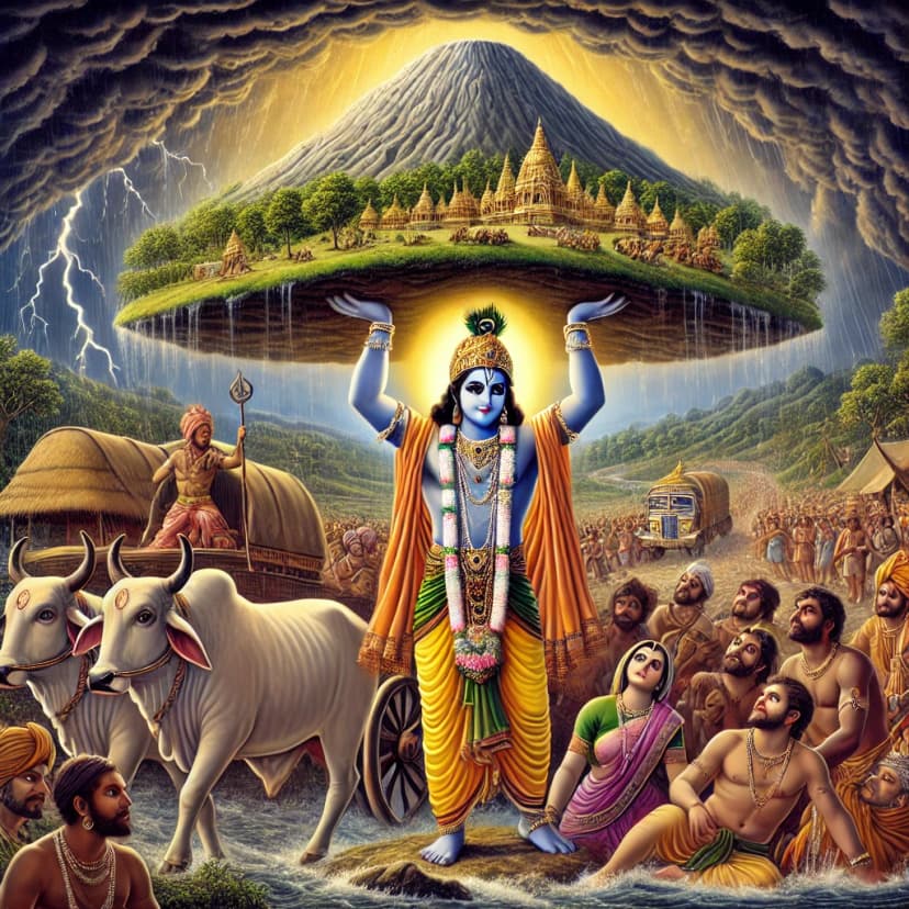 Appearance of Goverdhan